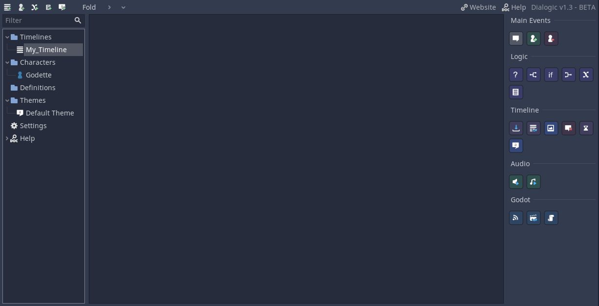 Empty Timeline