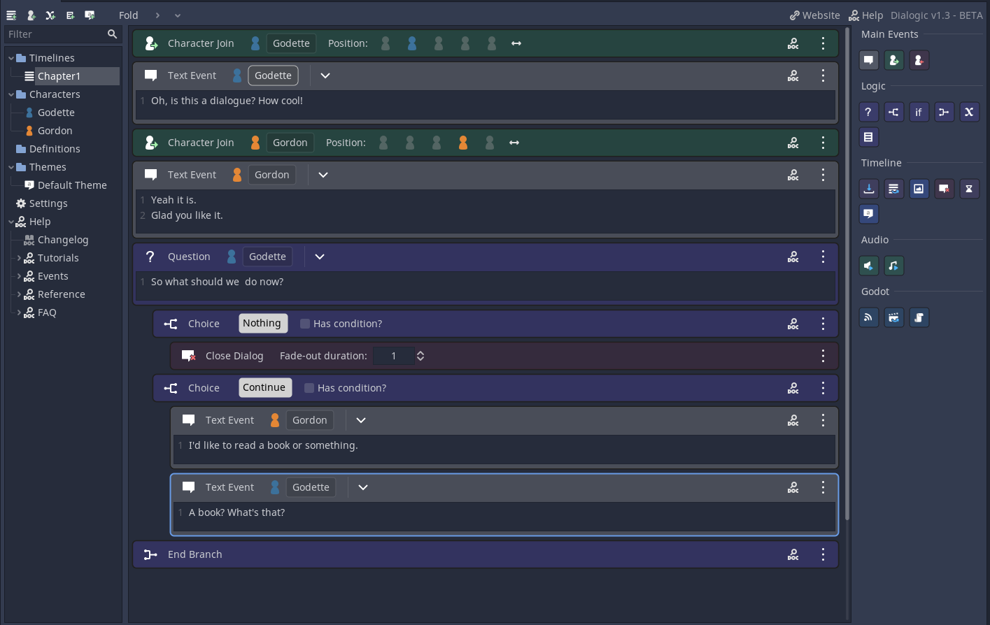 TimelineExample